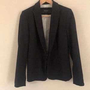 Zara Blazer Size M in Navy Blue